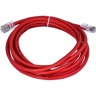 Data Cable, RJ50, UTP, Red, 102 IN