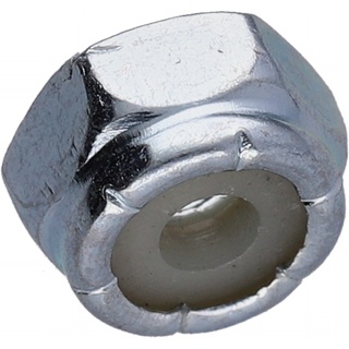 Nut, Hex, Lock, 6-32 X 5/16 X 3/16, Steel Zinc
