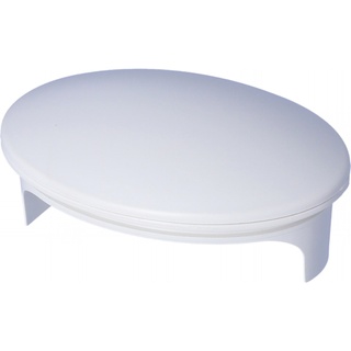 Cap, W/Deflector, Vacuum Tower, White2