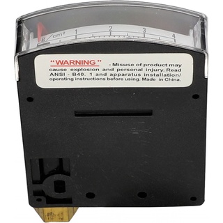 Gauge, Horizontal, 60 PSI, Infection Control