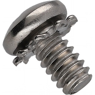 Screw, Pan Head, Phillips, SEMS, 6-32 X 1/4, SST