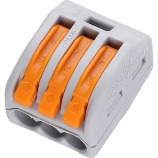 CONN, Wago, 600V, 28-12 AWG, 3 POSN