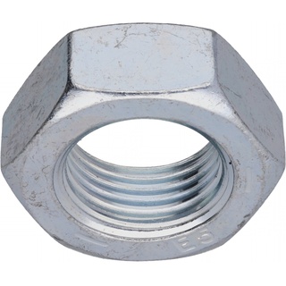 Nut, Hex, Jam, 5/8-18, Grade 5, Steel Zinc.