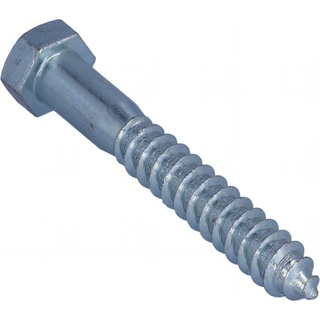 Screw, Hex Head, Lag, 1/2 X 3-1/2, Steel Zinc