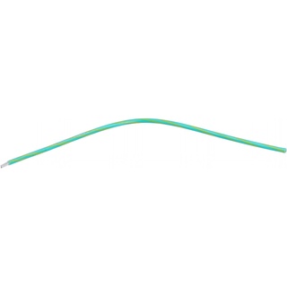 Wire, 16 AWG, Green/Yellow, 300V, Stranded