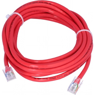 Data Cable, RJ50, UTP, Red, 176 IN
