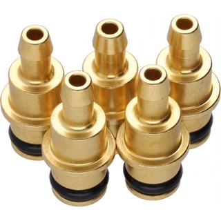 Barb, QD, 5/32, Silicone, W/O-Ring, Package 5