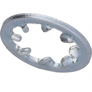 Washer, Lock, Steel Zinc, Internal Tooth, No.6