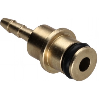Barb, QD, 1/8, Vinyl Tubing, W/O-Ring