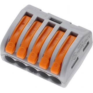 CONN, Wago, 600V, 28-12 AWG, 5 POSN