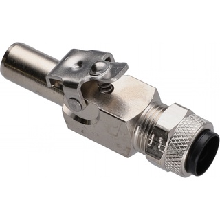 QD, Male 3/8 OD X 3/8 Poly, W/O Shut Off