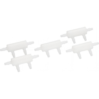 Barb, 1/8, 4-Way, Plastic, Package 5