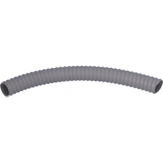 Tubing, Vacuum, External Corrugated, 25 MM ID, Gray3, 9 FT
