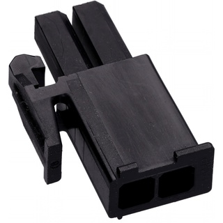 CONN Housing, 2X1, Male, Mini-Mt-N-Lk, Black