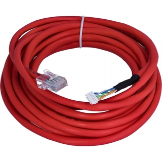 Data Cable, RJ50-JST, UTP, Red, 158 IN