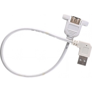 041.833.00 | Cable ASSY, USB 2.0, Pnl MT, Type A-Fml To RA-L A-Male, 12 IN