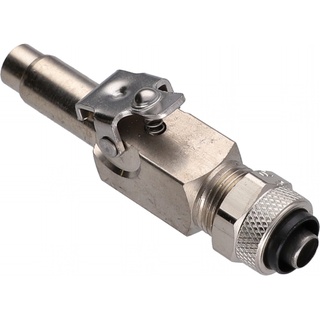 QD, Male, 3/8 OD X 3/8 Poly, W/Shut Off