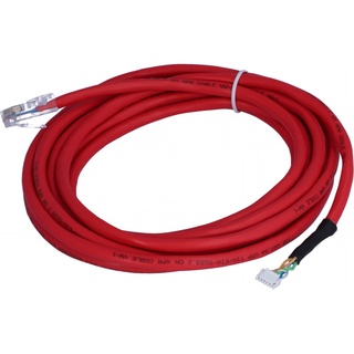 Data Cable, RJ50-JST, UTP, Red, 120 IN