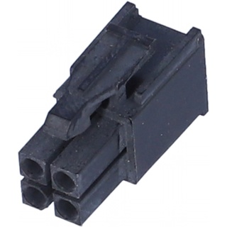 CONN, Housing, 4X1, Male, Mini-Mt-N-Lk, Black