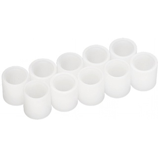Clamp, Sleeve, 1/4 ID, White, Package 10