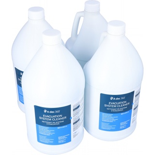 Evac System Cleaner, 1 Case, 4 Bottles, 128oz (gal) W/ Pump