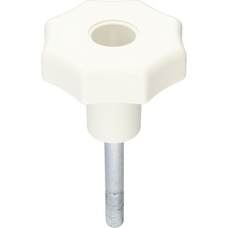 Knob, Stool, W/Molded-In Bolt, White2