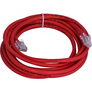 Data Cable, RJ50, UTP, Red, 120 IN