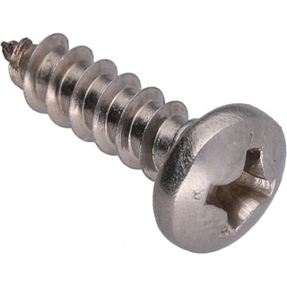 Screw, Pan Head, Metal, Phillips, No.6 X 1/2, SST