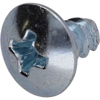 Screw, Truss Head Phillips, Plastic, 6-19 X 1/4, Steel Zinc