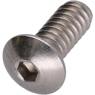 Screw, Button Head Socket, 6-32 X 3/8, SST