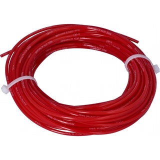Tubing, 1/8 OD, Red, Urethane, Alpha, 50 FT