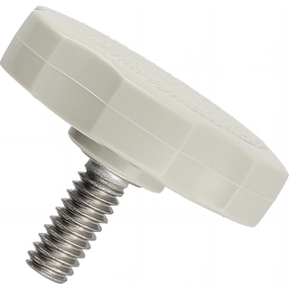 Knob ASSY, Rosette, 1/4-20 X 5/8 IN, Gray