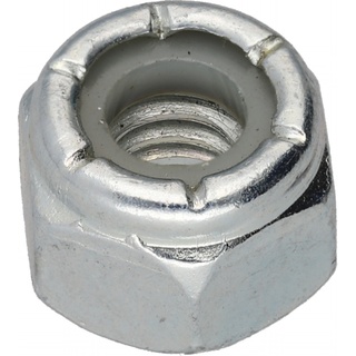 Nut, Hex, Lock, 1/4-20 X 7/16 X 5/16, Steel Zinc