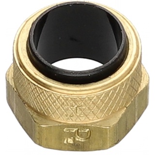 Nut W/Sleeve, 3/8 Poly-Flo, Brass