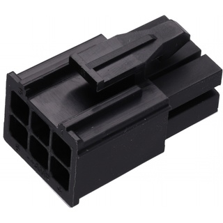 CONN, Housing, 6X1, Male, Mini-Mt-N-Lk, Black