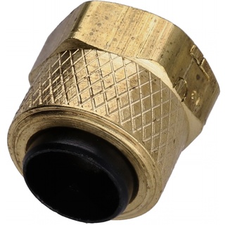 Nut W/Sleeve, 1/4 Poly-Flo, Brass