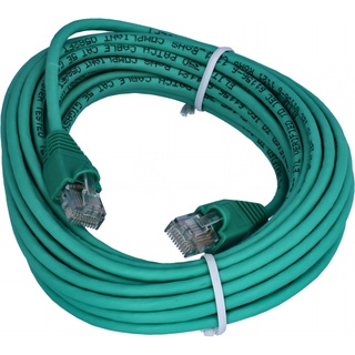 Data Cable, CMP, RJ50, UTP, Green, Boots, 25 FT