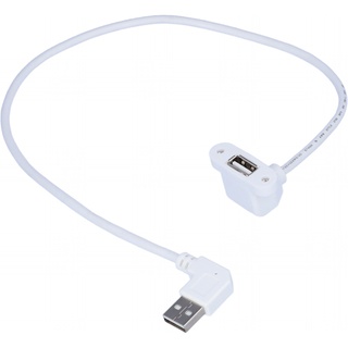 Cable ASSY, USB2.0, Pnl MT, RA-D Type A-Fml - RA-L A-Male, 20 IN