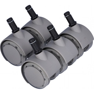 Caster, Twin, Tile, Gray3, Package 5