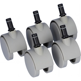 Caster, Twin, Carpet, Gray3, Package 5