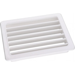 Vent, Central Processing Unit, Louver, 3-1/4 X 4-1/4 IN, White